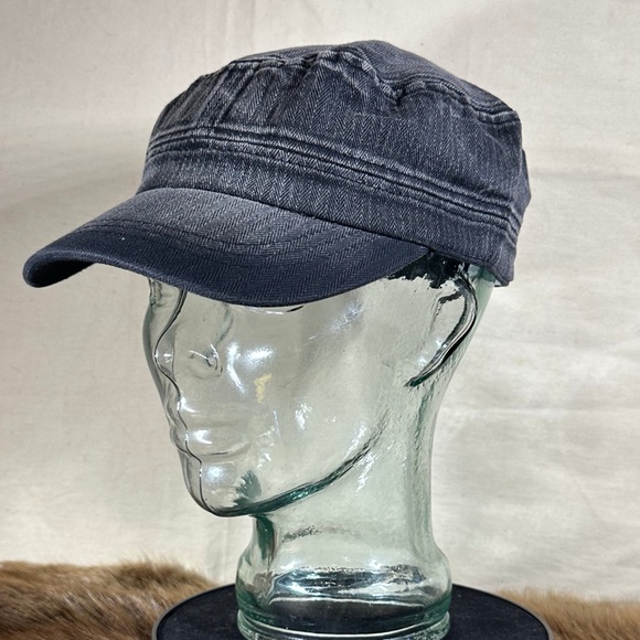 Chico's Accessories - Conductor Black Denim Cap